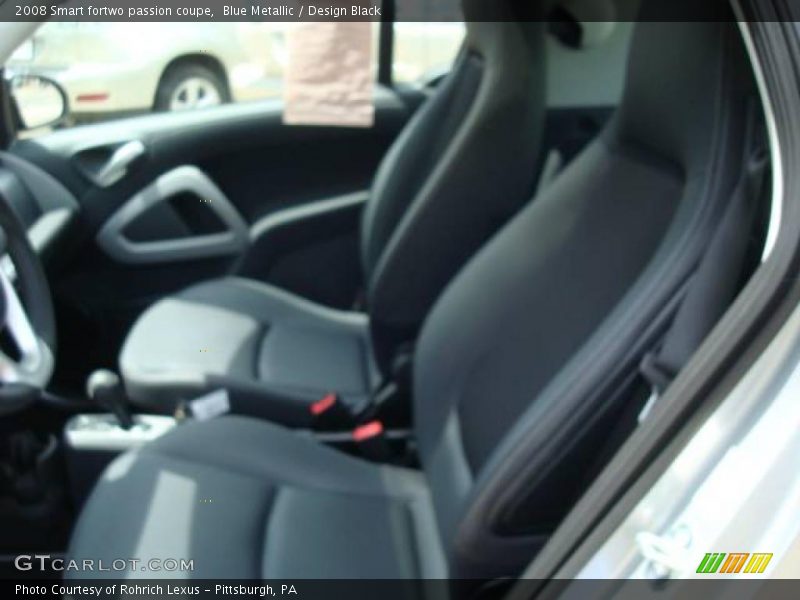 Blue Metallic / Design Black 2008 Smart fortwo passion coupe
