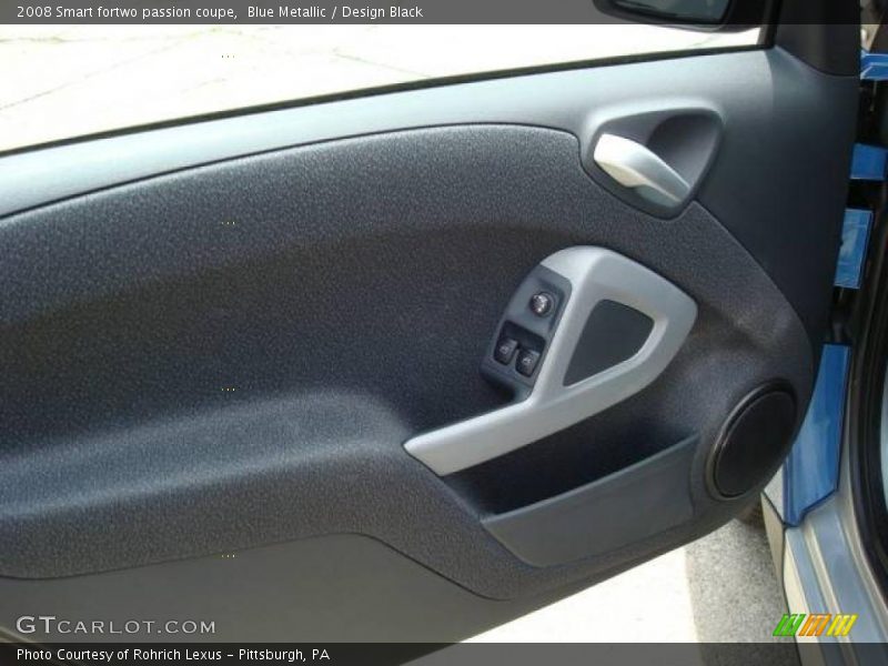 Blue Metallic / Design Black 2008 Smart fortwo passion coupe