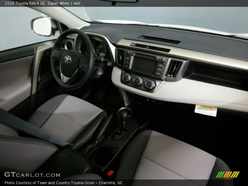Super White / Ash 2015 Toyota RAV4 LE