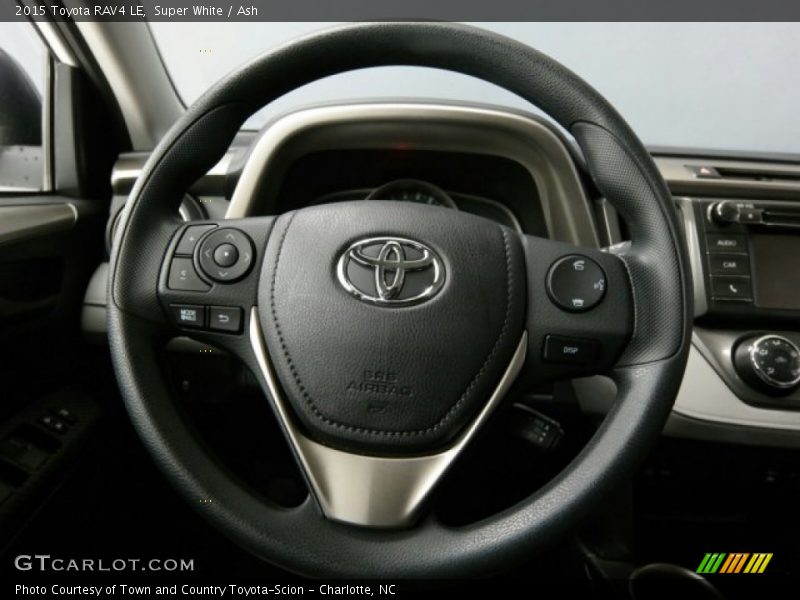 Super White / Ash 2015 Toyota RAV4 LE