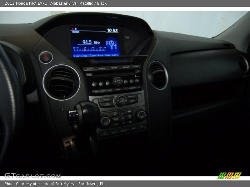 Alabaster Silver Metallic / Black 2012 Honda Pilot EX-L