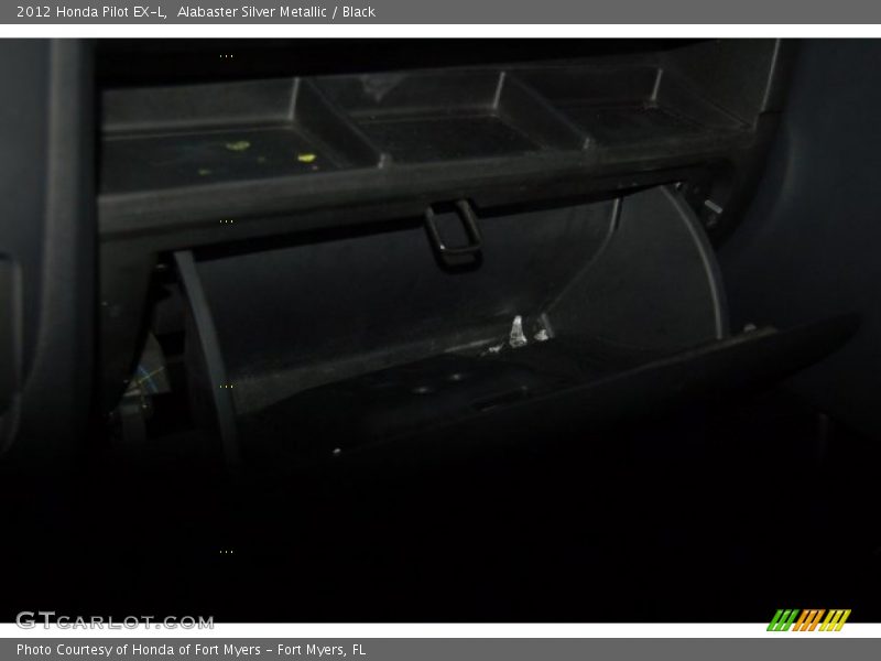 Alabaster Silver Metallic / Black 2012 Honda Pilot EX-L