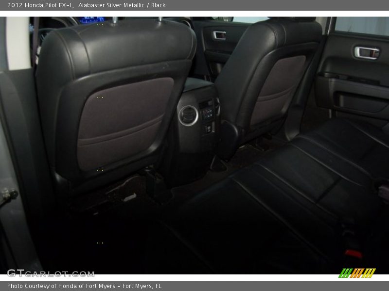 Alabaster Silver Metallic / Black 2012 Honda Pilot EX-L
