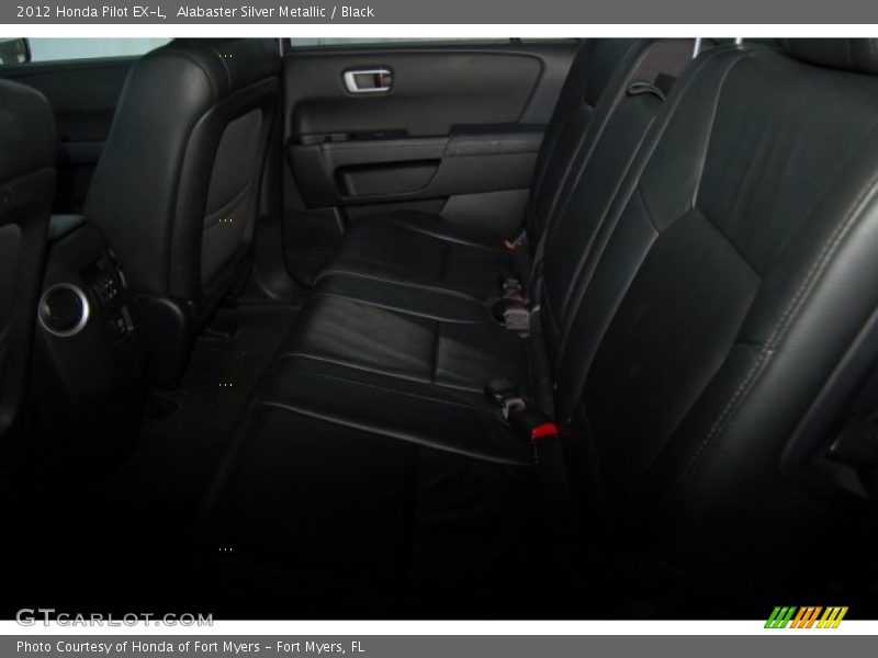 Alabaster Silver Metallic / Black 2012 Honda Pilot EX-L