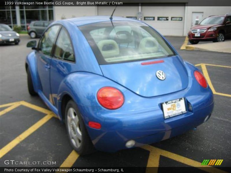 Bright Blue Metallic / Cream 1999 Volkswagen New Beetle GLS Coupe