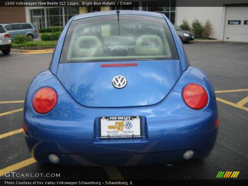 Bright Blue Metallic / Cream 1999 Volkswagen New Beetle GLS Coupe