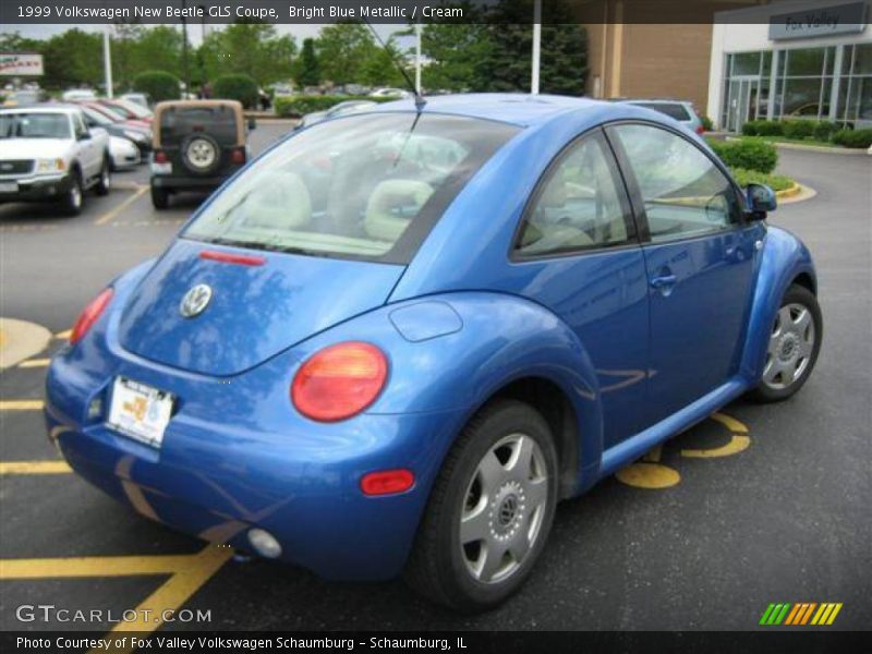 Bright Blue Metallic / Cream 1999 Volkswagen New Beetle GLS Coupe