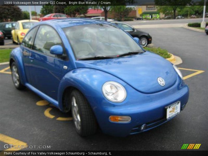 Bright Blue Metallic / Cream 1999 Volkswagen New Beetle GLS Coupe