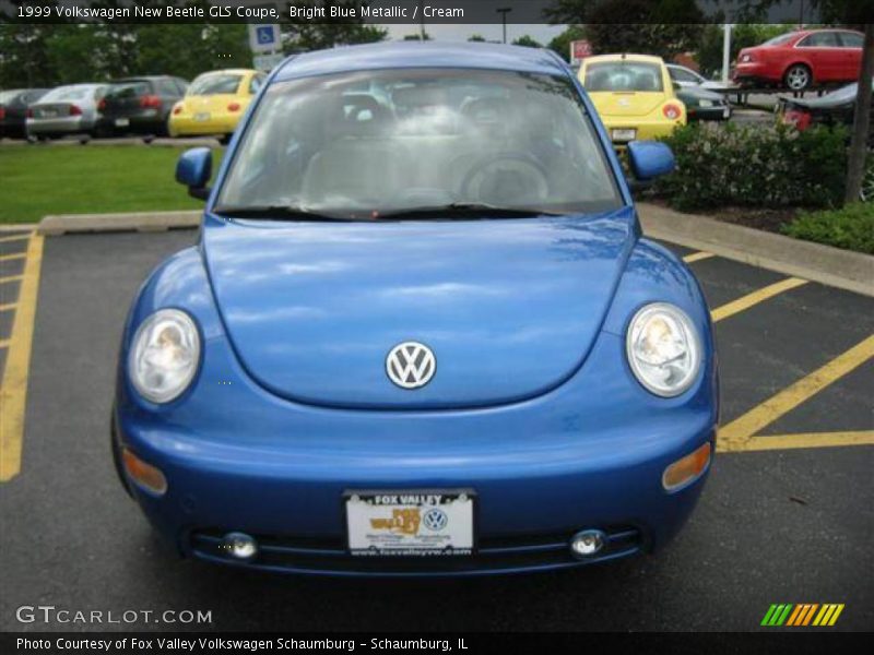 Bright Blue Metallic / Cream 1999 Volkswagen New Beetle GLS Coupe