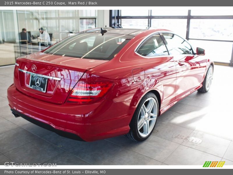 Mars Red / Black 2015 Mercedes-Benz C 250 Coupe
