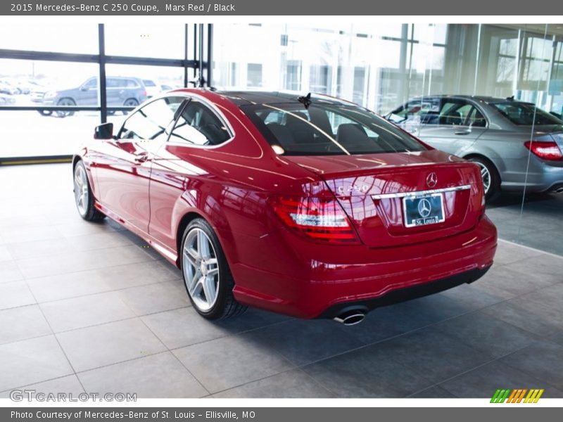 Mars Red / Black 2015 Mercedes-Benz C 250 Coupe