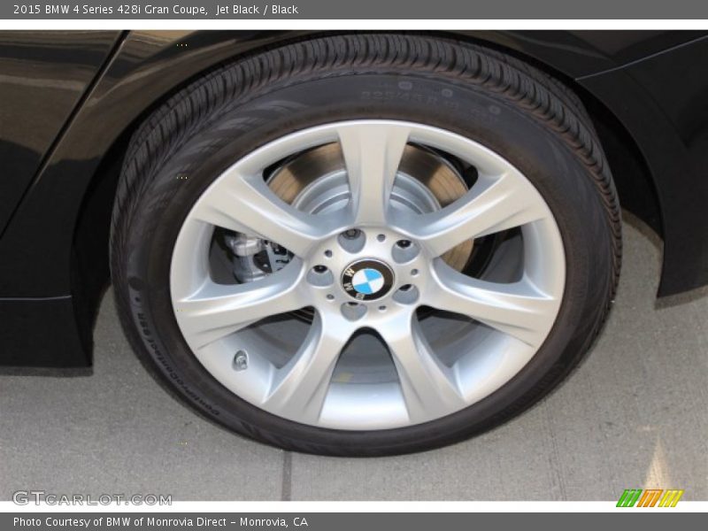 Jet Black / Black 2015 BMW 4 Series 428i Gran Coupe