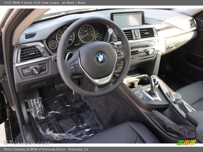 Jet Black / Black 2015 BMW 4 Series 428i Gran Coupe