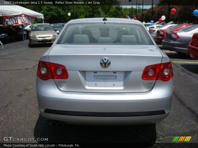 Reflex Silver Metallic / Art Gray 2007 Volkswagen Jetta 2.5 Sedan