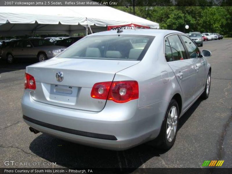 Reflex Silver Metallic / Art Gray 2007 Volkswagen Jetta 2.5 Sedan