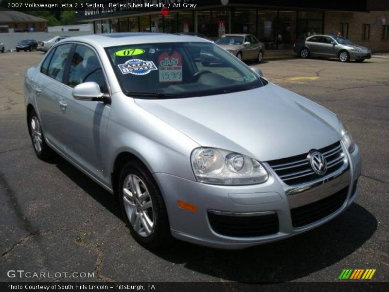 Reflex Silver Metallic / Art Gray 2007 Volkswagen Jetta 2.5 Sedan