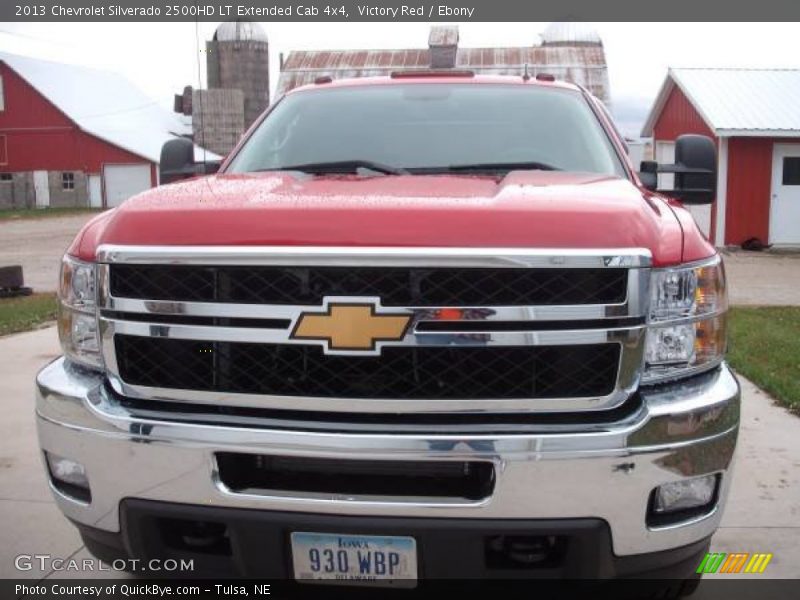 Victory Red / Ebony 2013 Chevrolet Silverado 2500HD LT Extended Cab 4x4