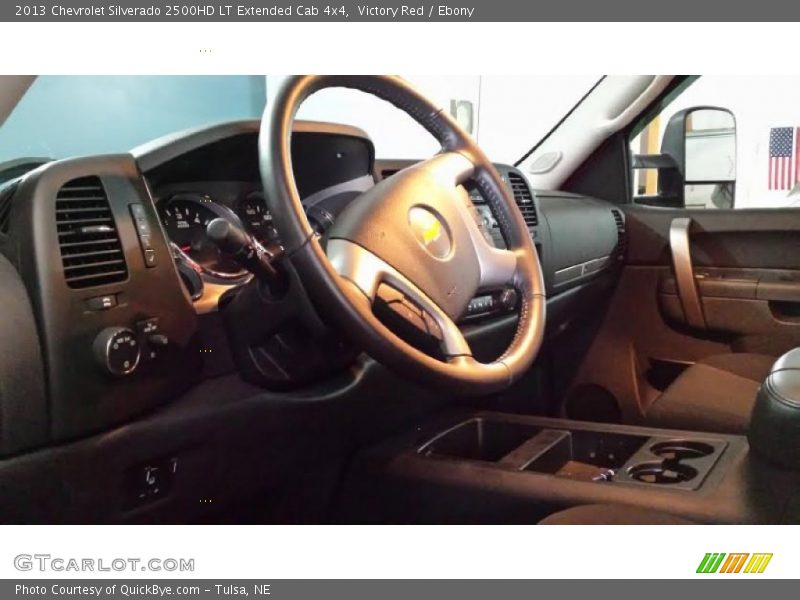 Victory Red / Ebony 2013 Chevrolet Silverado 2500HD LT Extended Cab 4x4