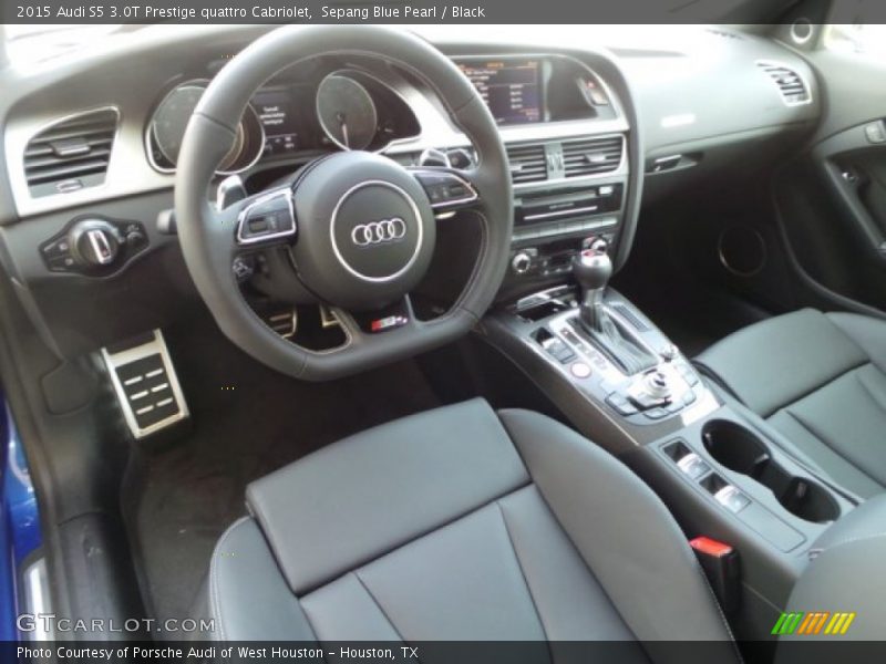  2015 S5 3.0T Prestige quattro Cabriolet Black Interior