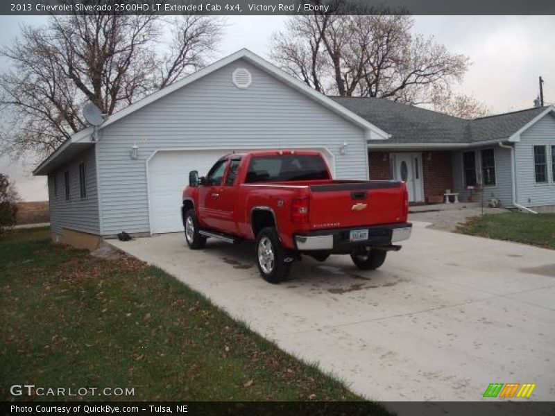 Victory Red / Ebony 2013 Chevrolet Silverado 2500HD LT Extended Cab 4x4