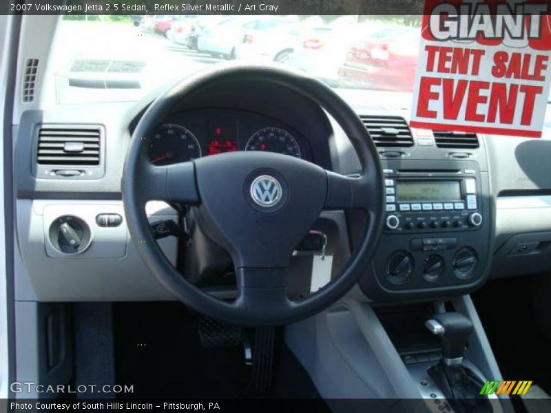 Reflex Silver Metallic / Art Gray 2007 Volkswagen Jetta 2.5 Sedan