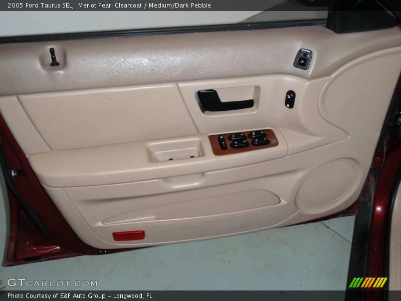 Merlot Pearl Clearcoat / Medium/Dark Pebble 2005 Ford Taurus SEL