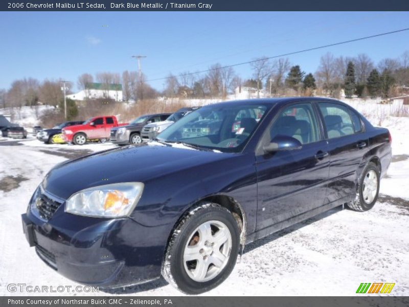 Dark Blue Metallic / Titanium Gray 2006 Chevrolet Malibu LT Sedan