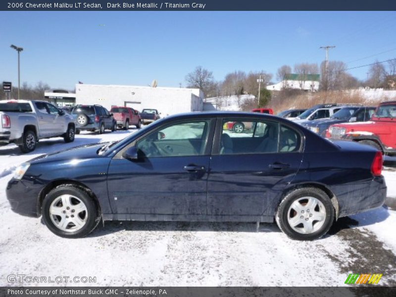 Dark Blue Metallic / Titanium Gray 2006 Chevrolet Malibu LT Sedan