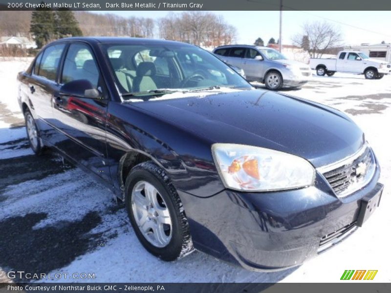 Dark Blue Metallic / Titanium Gray 2006 Chevrolet Malibu LT Sedan