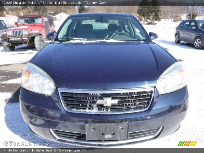 Dark Blue Metallic / Titanium Gray 2006 Chevrolet Malibu LT Sedan