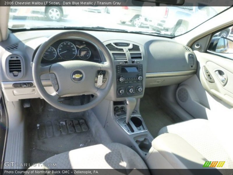 Dark Blue Metallic / Titanium Gray 2006 Chevrolet Malibu LT Sedan