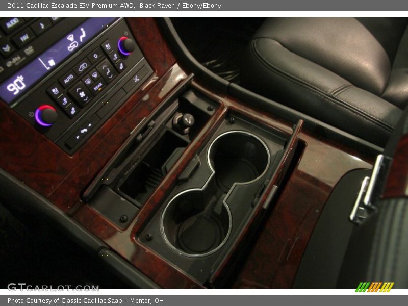 Black Raven / Ebony/Ebony 2011 Cadillac Escalade ESV Premium AWD