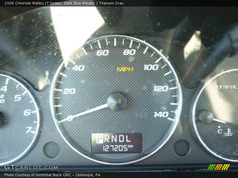 Dark Blue Metallic / Titanium Gray 2006 Chevrolet Malibu LT Sedan