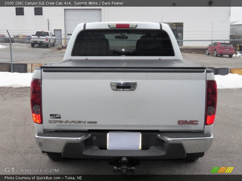Summit White / Dark Pewter 2005 GMC Canyon SLE Crew Cab 4x4