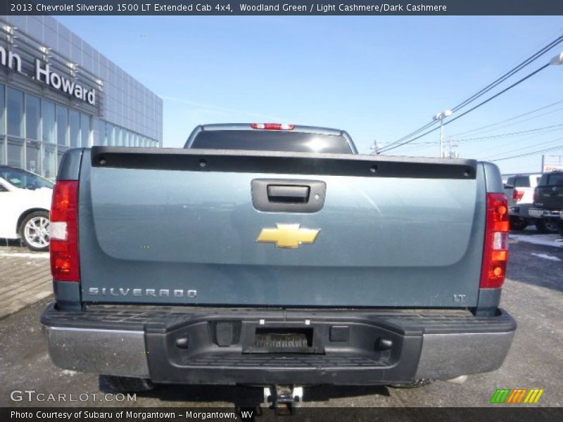 Woodland Green / Light Cashmere/Dark Cashmere 2013 Chevrolet Silverado 1500 LT Extended Cab 4x4
