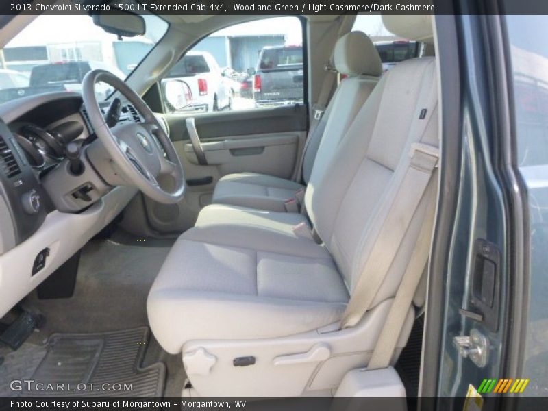 Woodland Green / Light Cashmere/Dark Cashmere 2013 Chevrolet Silverado 1500 LT Extended Cab 4x4