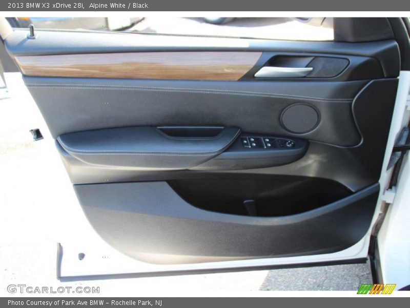 Alpine White / Black 2013 BMW X3 xDrive 28i