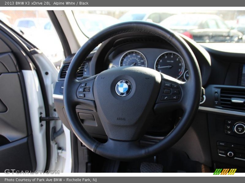 Alpine White / Black 2013 BMW X3 xDrive 28i