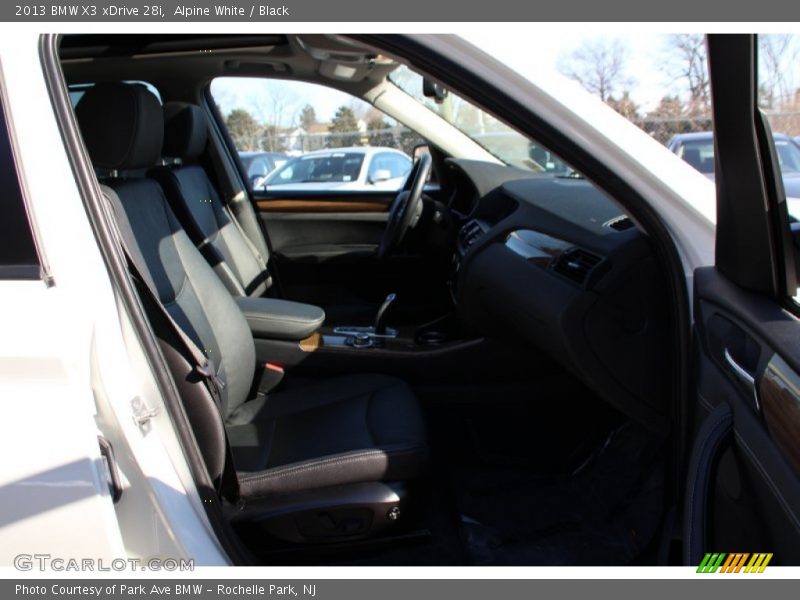 Alpine White / Black 2013 BMW X3 xDrive 28i