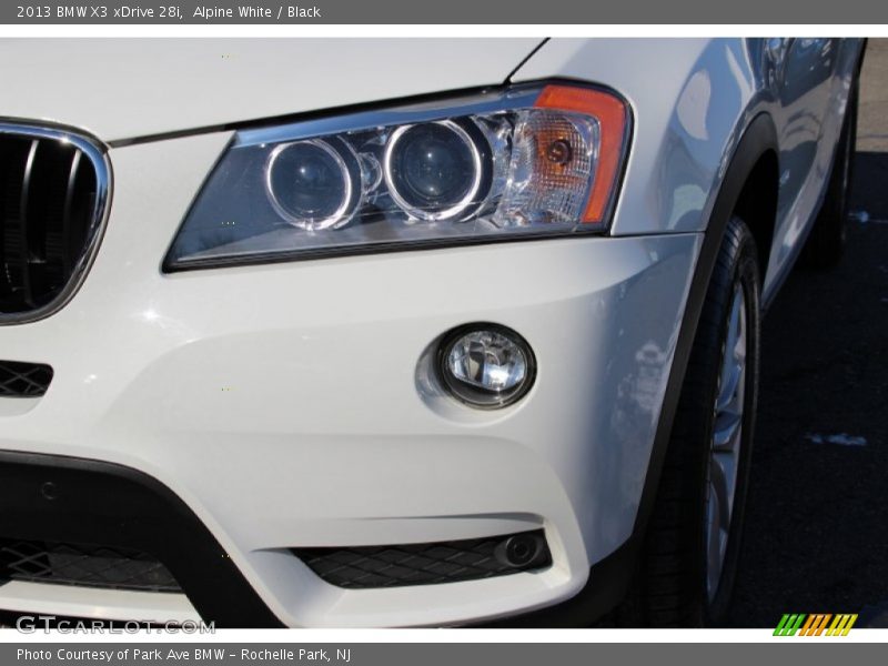 Alpine White / Black 2013 BMW X3 xDrive 28i