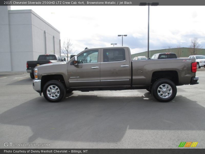 Brownstone Metallic / Jet Black 2015 Chevrolet Silverado 2500HD LTZ Crew Cab 4x4