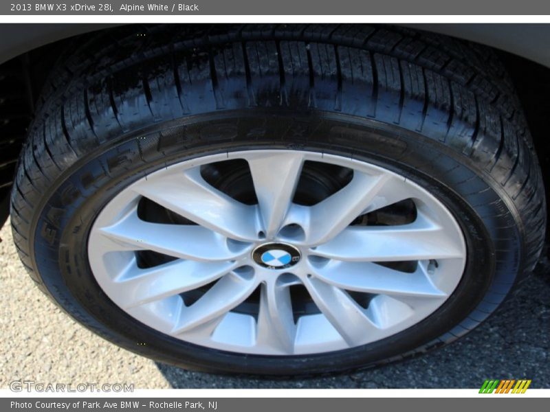 Alpine White / Black 2013 BMW X3 xDrive 28i