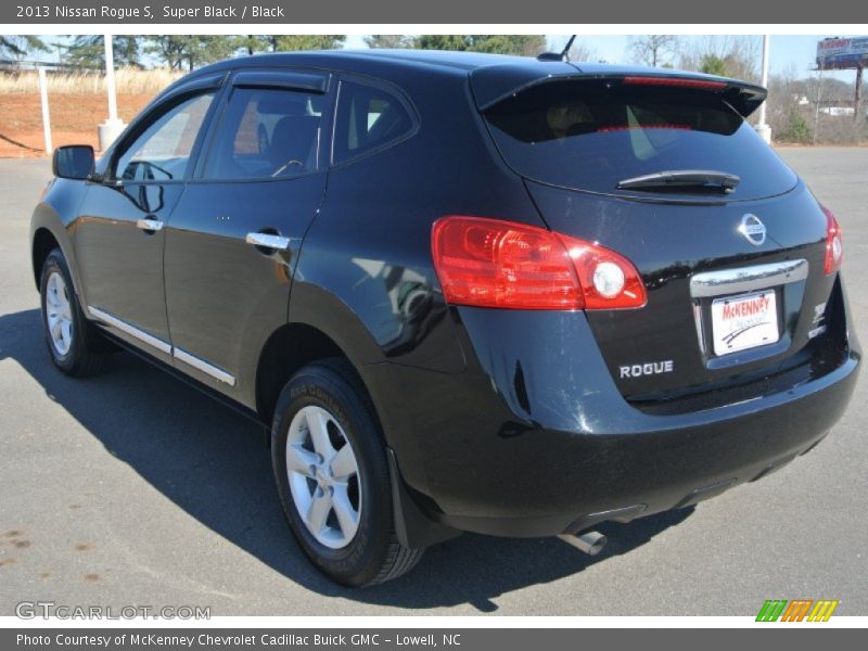 Super Black / Black 2013 Nissan Rogue S