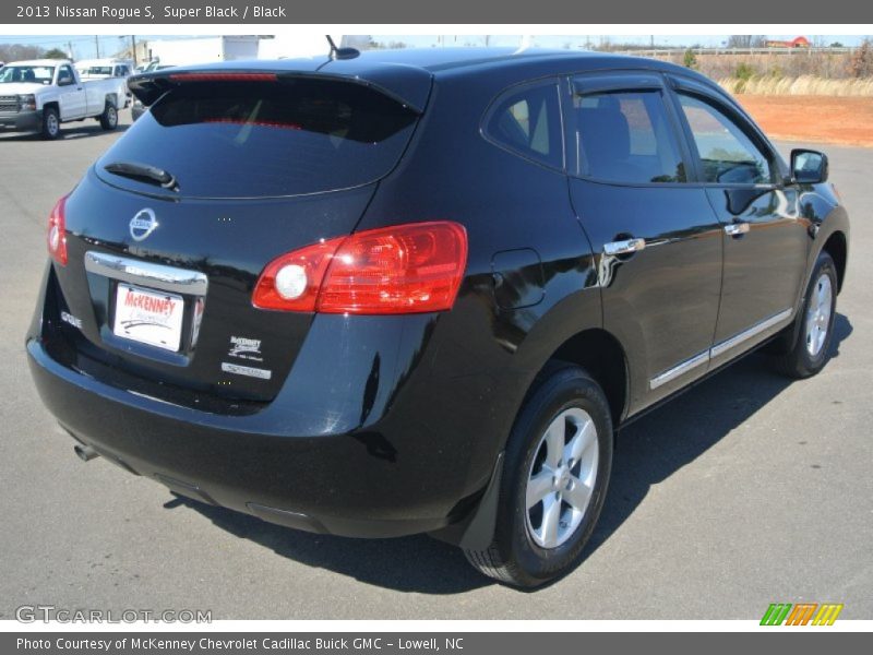 Super Black / Black 2013 Nissan Rogue S