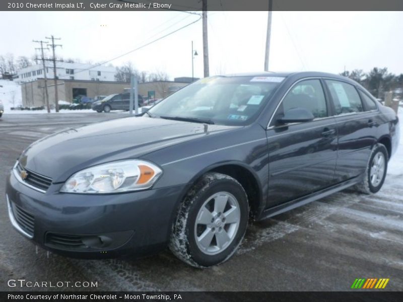 Cyber Gray Metallic / Ebony 2010 Chevrolet Impala LT