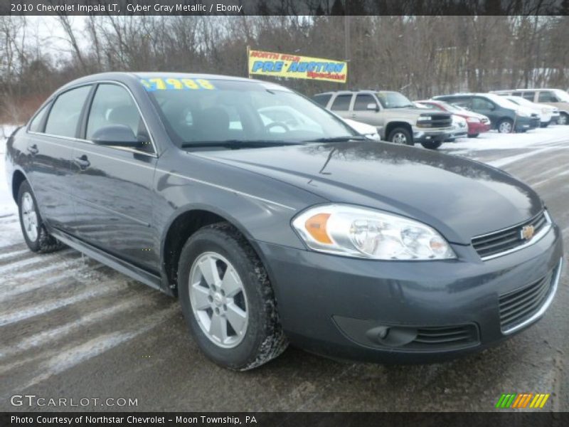Cyber Gray Metallic / Ebony 2010 Chevrolet Impala LT