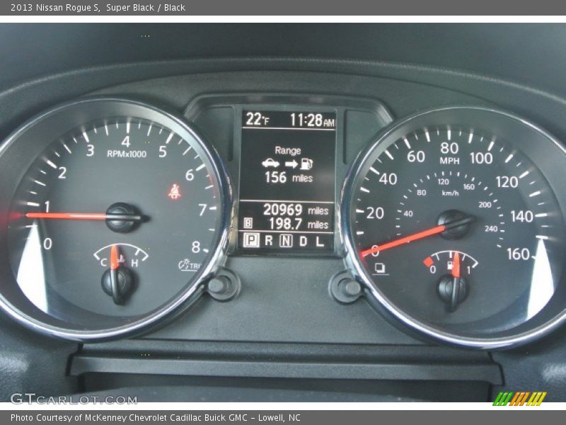 Super Black / Black 2013 Nissan Rogue S