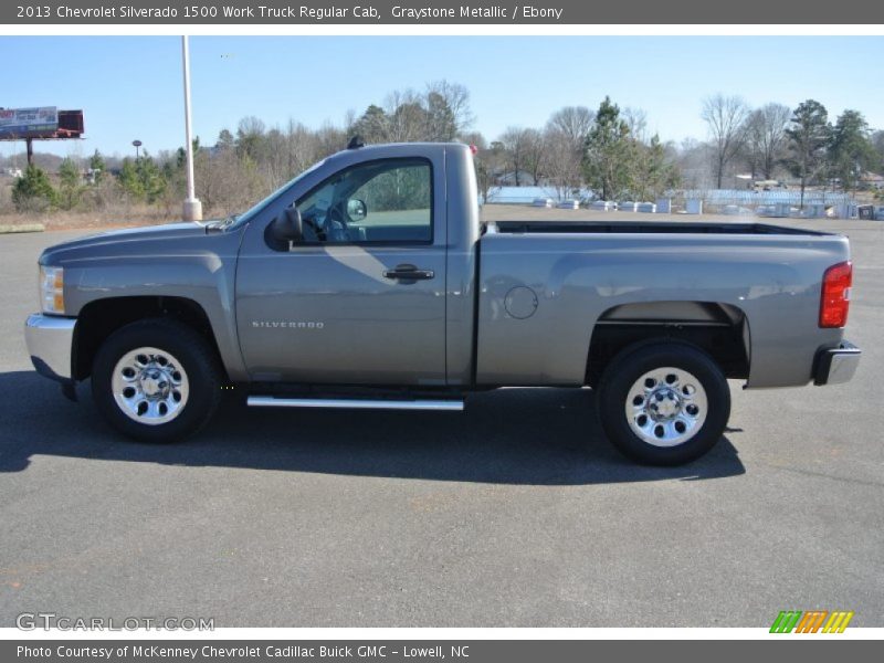 Graystone Metallic / Ebony 2013 Chevrolet Silverado 1500 Work Truck Regular Cab