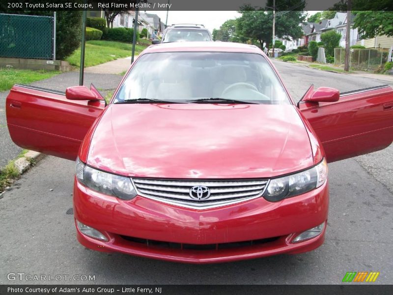 Red Flame Metallic / Ivory 2002 Toyota Solara SE Coupe