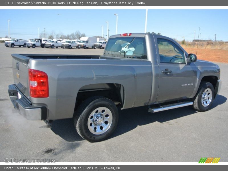 Graystone Metallic / Ebony 2013 Chevrolet Silverado 1500 Work Truck Regular Cab